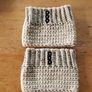 Handmade boot cuffs